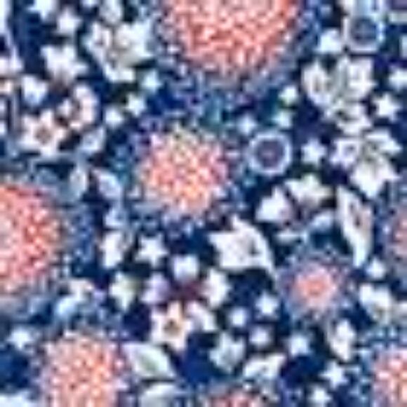 🆕NWT VERA BRADLEY FLIP FLOPS - RED & WHITE BLOSSOMS - SMALL - Picture 2 of 2